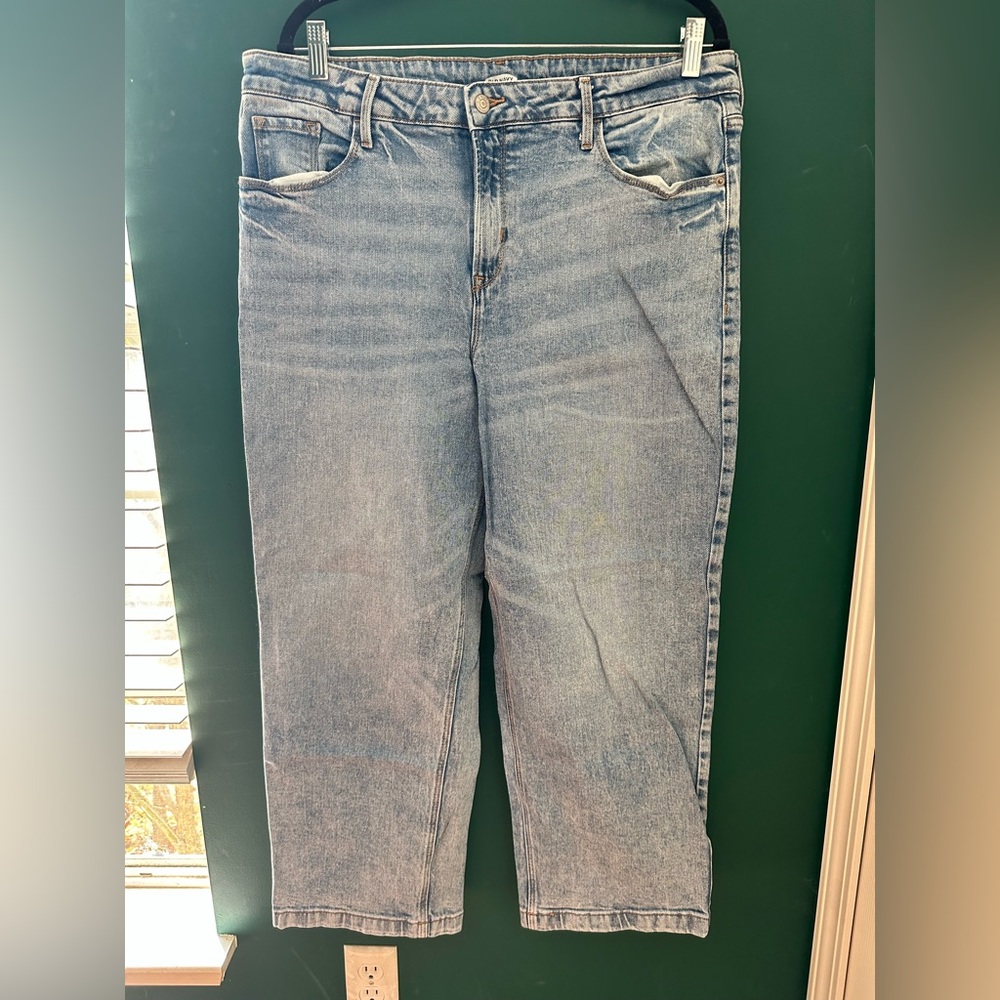 Old Navy Sky High Straight Jeans Size 16